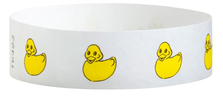 Tyvek 3/4" Duck Wristband - Box of 250 main image